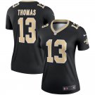 Women's Orleans Saints 13# Michael Thomas Black Stitched Jersey