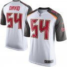 Men's Tampa Bay Buccaneers 54# Lavonte David White Stitched Jersey
