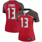 Women's Tampa Bay Buccaneers 13# Mike Evans Red Stitched Jersey