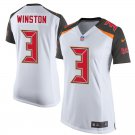 Women's Tampa Bay Buccaneers 3# Jameis Winston White Stitched Jersey
