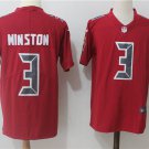 Men's Tampa Bay Buccaneers 3# Jameis Winston Limited Red Stitched Jersey