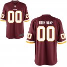 Men's Washington Redskins Custom Name And Number Game Limied Red Stitched Jersey