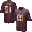 Men's Washington Redskins 21# Sean Taylor Game Burgundy Stitched Jersey