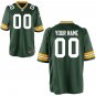 Men's Green Bay Packers Custom Name And Number Game Limied Green Stitched Jersey