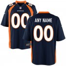 Men's Denver Broncos Custom Name And Number Game Limied Navy Blue Stitched Jersey