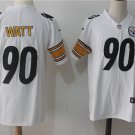 Men's Pittsburgh Steelers 90# T.J. Watt White Stitched Jersey