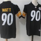 Men's Pittsburgh Steelers 90# T.J. Watt Black Stitched Jersey