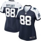 Womens Dallas Cowboys #88 Dez Bryant Limited Blue Stitched Jersey