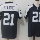 Mens Dallas Cowboys #21 Ezekiel Elliott Limited Blue Stitched Jersey