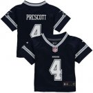Youth Dallas Cowboys 4# Dak Prescott Limited Blue Stitched Jersey