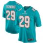 Men's Miami Dolphins 29# Minkah Fitzpatrick Game Blue Stitched Jersey