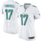 Womens Miami Dolphins 17# Ryan Tannehill Limited White Stitched Jersey