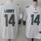 Mens Miami Dolphins 14# Jarvis Landry Limited White Stitched Jersey