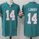 Mens Miami Dolphins 14# Jarvis Landry Limited Blue Stitched Jersey