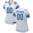 Womens Detroit Lions Custom Name And Number Game Limied White Stitched Jersey