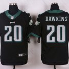 Mens Eagles 20# Brian Dawkins Black ELITE Stitched Jersey
