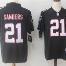 Mens Atlanta Falcons 21# Deion Sanders black Stitched Jersey