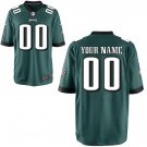 Mens Eagles Custom Name And Number Game Limied Green Stitched Jersey