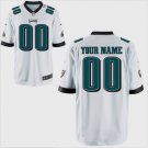 Mens Eagles Custom Name And Number Game Limied White Stitched Jersey