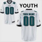 Youth Eagles Custom Name And Number Game Limied White Stitched Jersey