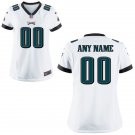 Womens Eagles Custom Name And Number Game Limied White Stitched Jersey