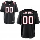 Mens Atlanta Falcons Custom Name And Number Elite Black Stitched Jersey