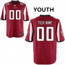Youth Atlanta Falcons Custom Name And Number Game Limied Red Stitched Jersey
