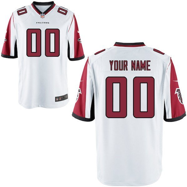 Mens Atlanta Falcons Custom Name And Number Game Limied White Stitched Jersey