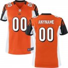 Womens Cincinnati Bengals Custom Name And Number Game Limied Orange Stitched Jersey