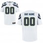 Mens Seattle Seahawks Custom Name And Number Elite White Stitched Jersey