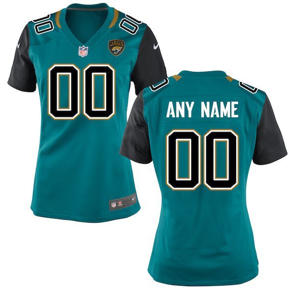 Womens Jacksonville Jaguars Custom Name And Number Limied Blue Stitched Jersey