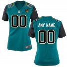 Womens Jacksonville Jaguars Custom Name And Number Limied Blue Stitched Jersey