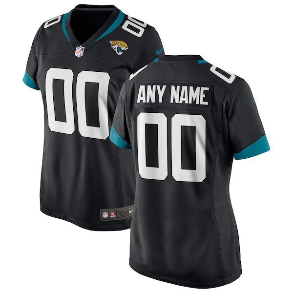 Womens Jacksonville Jaguars Custom Name And Number Limied Black Stitched Jersey