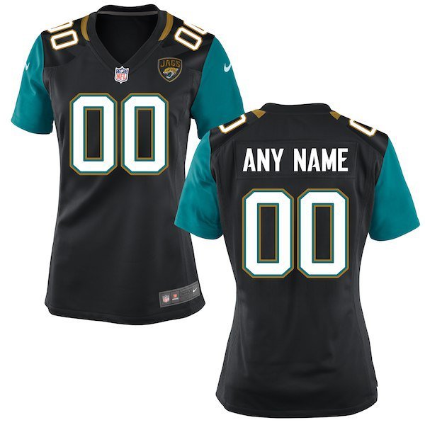 Womens Jacksonville Jaguars Custom Name And Number Game Limied Black Stitched Jersey