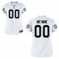 Womens Oakland Raiders Custom Name And Number Game Limied White Stitched Jersey