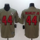 Mens Atlanta Falcons 44# Vic Beasley Jr brown Stitched Jersey