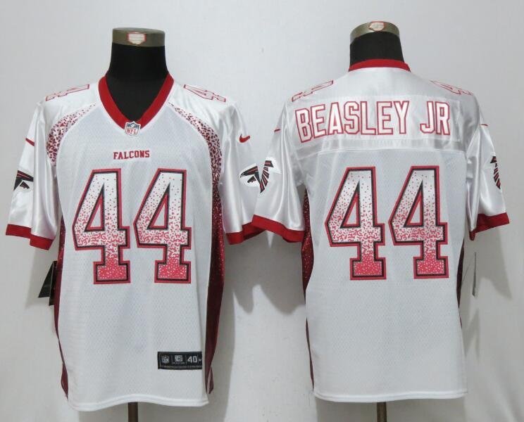 Mens Atlanta Falcons 44# Vic Beasley Jr white Stitched Jersey