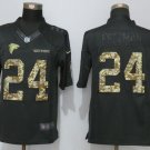 Mens Atlanta Falcons 24# Devonta Freeman salute to service Stitched Jersey