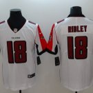 Men's Atlanta Falcons 18# Calvin Ridley Limited white Stitched Jersey