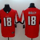 Men's Atlanta Falcons 18# Calvin Ridley Limited red Stitched Jersey