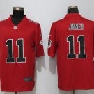 Mens Atlanta Falcons 11# Julio Jones red Stitched Jersey