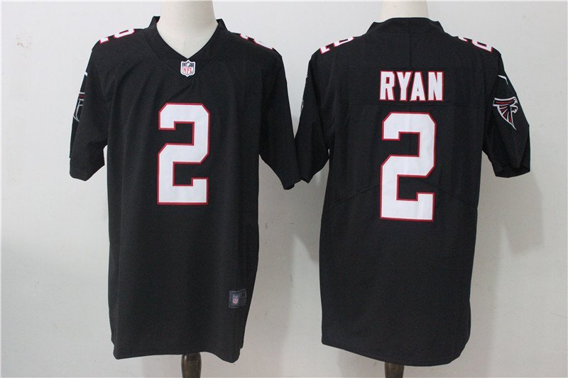 Mens Atlanta Falcons 2# Matt Ryan back 2 Stitched Jersey