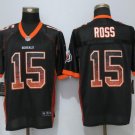 Mens Cincinnati Bengals 15# John Ross III black 2 Stitched Jersey