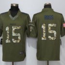 Mens Cincinnati Bengals 15# John Ross III brown Stitched Jersey