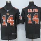 Mens Cincinnati Bengals 14# Andy Dalton black Stitched Jersey