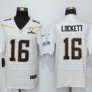 Mens Seattle Seahawks 16# Tyler Lockett white Stitched Jersey