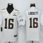 Mens Seattle Seahawks 16# Tyler Lockett white Stitched Jersey