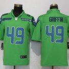 Mens Seattle Seahawks 49# Shaquem Griffin green Stitched Jersey