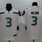 Seattle Seahawks 3# Russell Wilson white Stitched Jersey