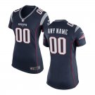 Womens Patriots Custom Name And Number Game Limied navy Stitched Jersey